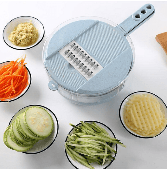 8 In 1 Mandoline Slicer Vegetable Slicer Potato Peeler Carrot Onion Grater With Strainer Vegetable Cutter Kitchen Accessories - Buyez